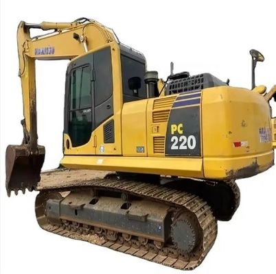 22Тонный экскаватор Komatsu PC220 Использованный экскаватор Komatsu с двигателем 119 кВт