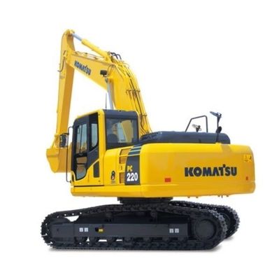 Экскаватор Komatsu PC220 мощностью 22 тонны с оригинальным гидравлическим насосом и емкостью в 1,2 м3