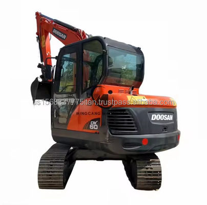 Экскаватор DOOSAN DX60 и гидравлическая строительная машина с 0-2000 рабочими часами в 2016 году