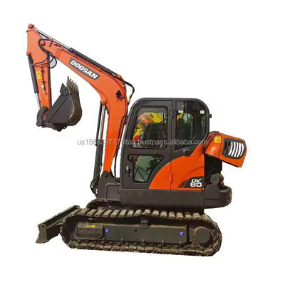 Использованный экскаватор DOOSAN DX60 в 2016 году 0,21M3 емкость ведра Отличная эффективность