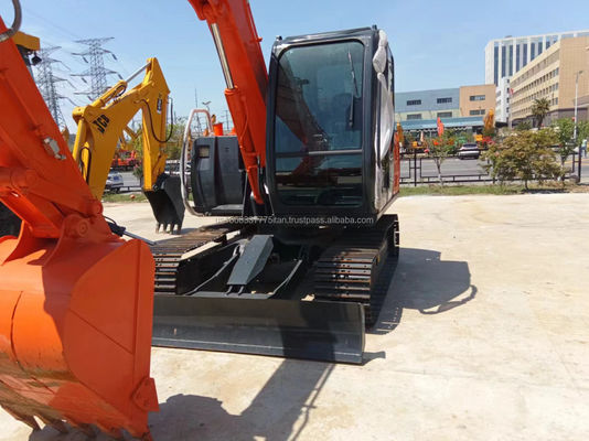 Использованный экскаватор Hitachi ZX70 с 0-2000 рабочими часами и оригинальным гидравлическим насосом