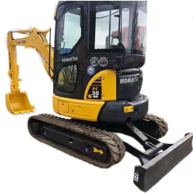 Малый гидравлический экскаватор Komatsu PC35 3,5 тонны Использованный экскаватор с емкостью 0.2M3