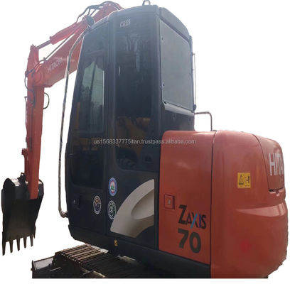Оригинальный японский экскаватор Hitachi ZX70 2016 года с гидравлическим насосом