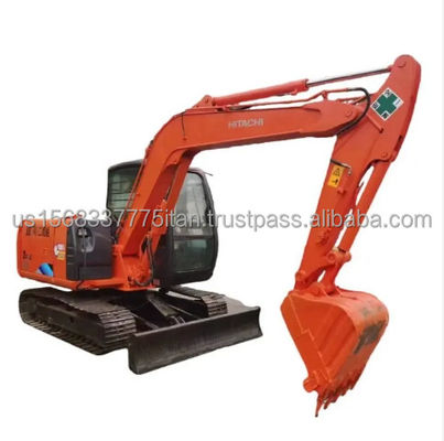 Использованный экскаватор Hitachi ZX60 с оригинальным гидравлическим клапаном и массой 7000 кг