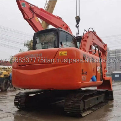 Использованный экскаватор Hitachi ZX60 с оригинальным гидравлическим клапаном и массой 7000 кг