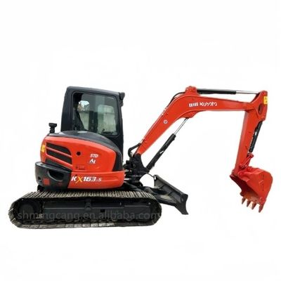 6-тонный экскаватор KUBOTA KX165 с оригинальным гидравлическим насосом и массой 7000 кг