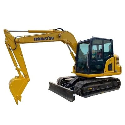 Экскаватор Komatsu PC70 с оригинальным гидравлическим цилиндром и массой 7000 кг