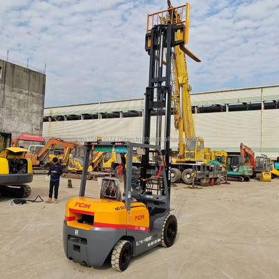 Использованный вилочный подъемник 3 тонны из Японии TCM Fork Lift Manufacture с 0-2000 рабочими часами