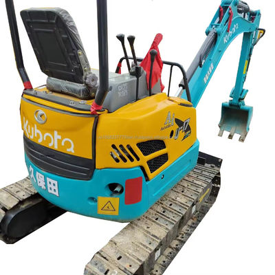 Экскаватор KUBOTA KXU17 используется в строительных мастерских с мощным двигателем и насосом