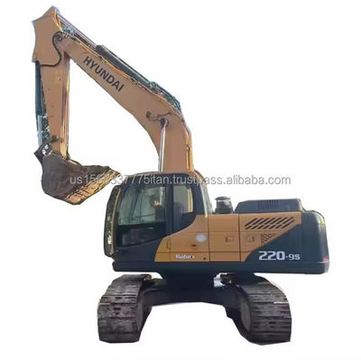 Hyundai 220 Модель Crawler Excavator Оригинальный гидравлический насос 21900 KG Машина масса