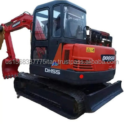 Гидравлическая строительная машина Вторая рука DOOSAN DH55 экскаватор с хорошей производительностью