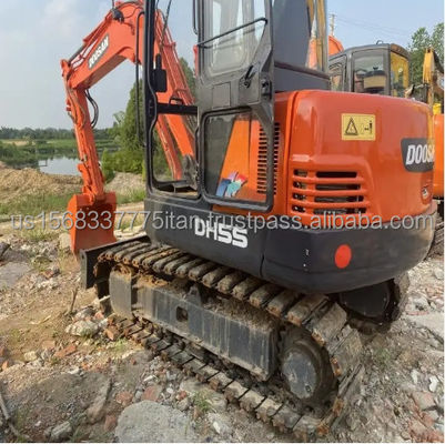 Гидравлическая строительная машина Вторая рука DOOSAN DH55 экскаватор с хорошей производительностью
