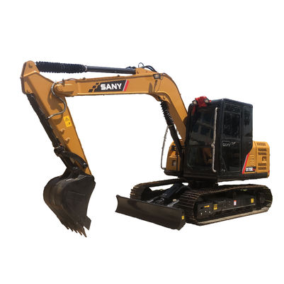 Sany SY75C Pro Отличная рабочая производительность Использованный экскаватор с рабочей массой 7TON