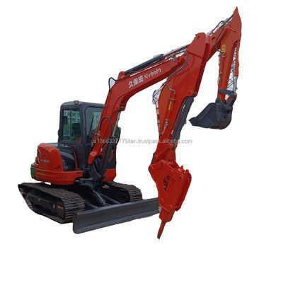 Доступный подержанный экскаватор KUBOTA KX163 с оригинальным гидравлическим цилиндром и характеристиками