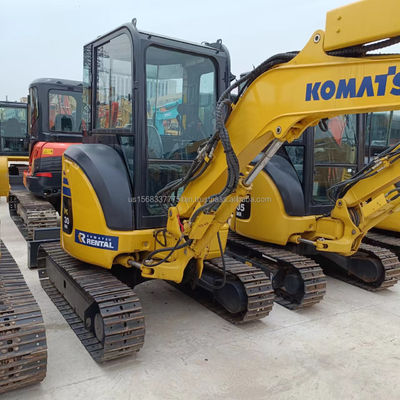 3 тонны мини экскаватор Komatsu PC30MR используется с оригинальным гидравлическим клапаном и цилиндром