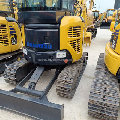 3 тонны мини экскаватор Komatsu PC30MR используется с оригинальным гидравлическим клапаном и цилиндром