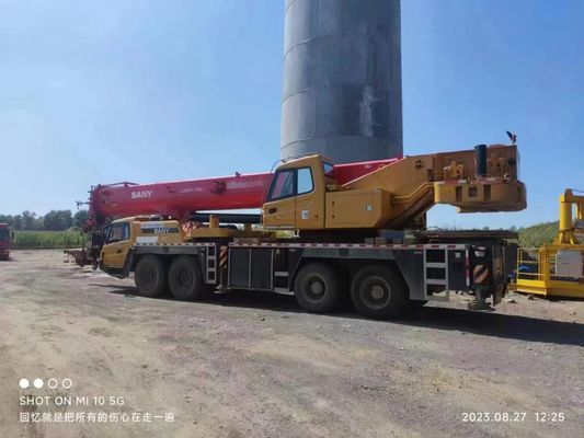 Использованный SANY 80-тонный кран с номинальной грузоподъемностью 80 тонн и другой гидравлический насос