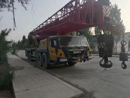 Использованный SANY 80-тонный кран с номинальной грузоподъемностью 80 тонн и другой гидравлический насос