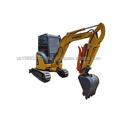 3000 кг Использованный гидравлический экскаватор Кроллер Komatsu PC30MR с оригинальным гидравлическим насосом