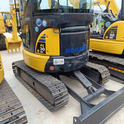 3000 кг Использованный гидравлический экскаватор Кроллер Komatsu PC30MR с оригинальным гидравлическим насосом