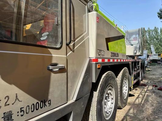 Zoomlion 80тонный кран Использованная строительная машина с 1000-1500 рабочими часами