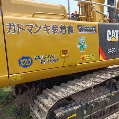 В хорошем состоянии подержанный экскаватор Caterpillar 349 мощностью 225 кВт и оригинальным гидравлическим насосом