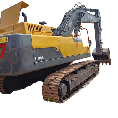 Использованный экскаватор Volvo EC480 мощностью 225 кВт и емкостью 2,2 м3 в хорошем состоянии