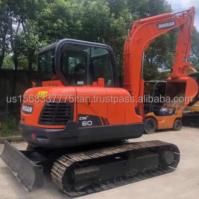 Экскаваторы Doosan 6TON Dx60 Строительные трассы экскаваторы оригинальные меньше рабочего времени