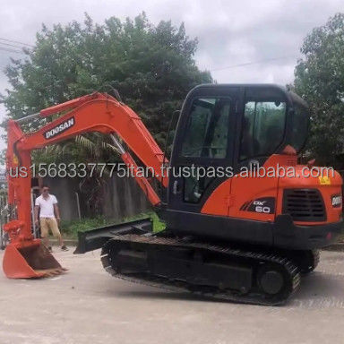 Экскаваторы Doosan 6TON Dx60 Строительные трассы экскаваторы оригинальные меньше рабочего времени