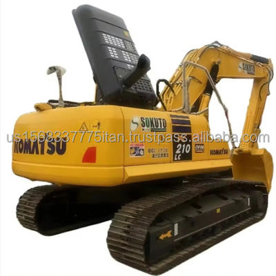2023 Год Komatsu PC210 экскаватор с емкостью ведра 1,5 м3 и оригинальным гидравлическим клапаном