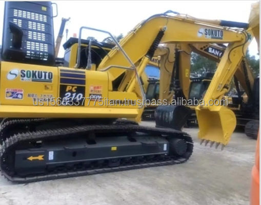 2023 Год Komatsu PC210 экскаватор с емкостью ведра 1,5 м3 и оригинальным гидравлическим клапаном