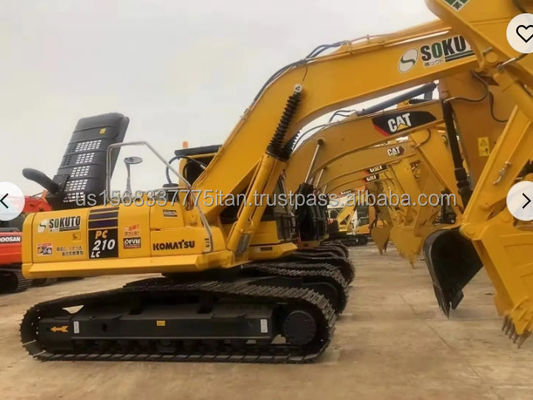 2023 Год Komatsu PC210 экскаватор с емкостью ведра 1,5 м3 и оригинальным гидравлическим клапаном