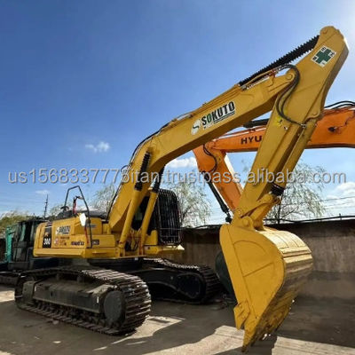 30-тонный экскаватор Komatsu PC300-7 PC300-8 Использованный экскаватор с оригинальным гидравлическим клапаном
