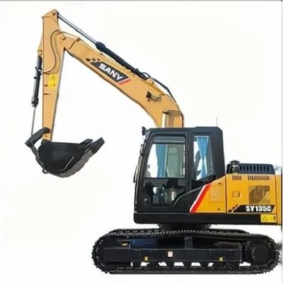73 кВт 2016 Sany SY135C 13,5 тонны экскаватор ползучий использованный средний размер подержанный 135C Pro