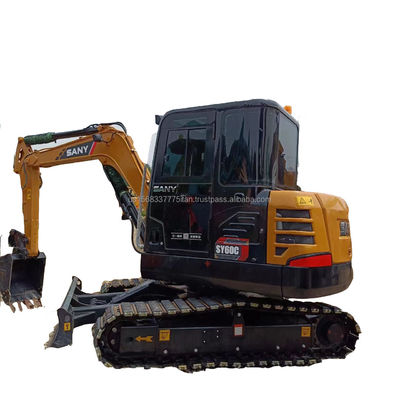Использованный экскаватор Sany60c Sany 60C 6TON рабочая масса и 0,28M3 емкость ведра