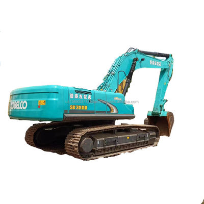 Подержанный экскаватор Kobelco SK350 с оригинальным гидравлическим клапаном и хорошей производительностью
