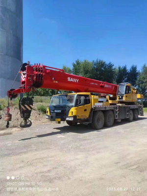 Использованный кран SANY 80 тонн с максимальной грузоподъемностью 4,5 тонны и превосходными характеристиками