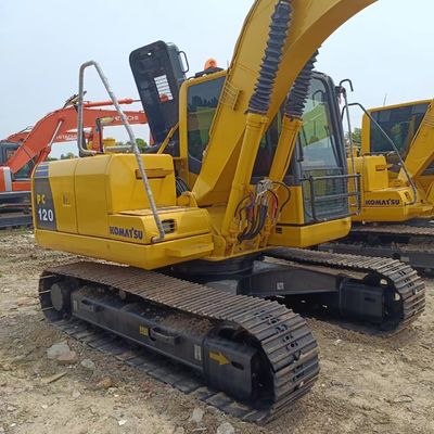 Использованный экскаватор Komatsu PC120 с оригинальным гидравлическим клапаном и рабочей массой 13 тонн