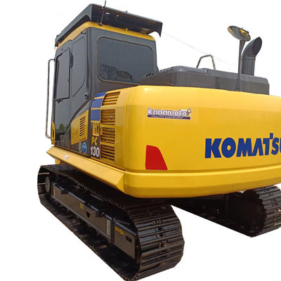 В хорошем состоянии использованный экскаватор Komatsu PC130 оригинальный гидравлический насос японский кавальщик