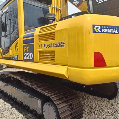 22 тонны рабочего веса Komatsu PC220 Подержанное строительное оборудование на рынке