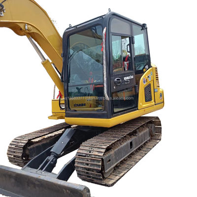 7 тонн рабочая масса Использованный Komatsu PC70 мини-экскаватор Гидравлический ползучий экскаватор