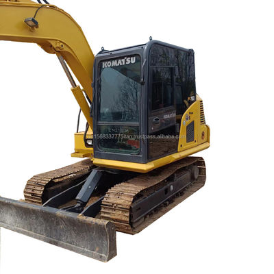 Использованный экскаватор Komatsu PC100 весом 10 тонн с оригинальными гидравлическими цилиндрами в Шанхае