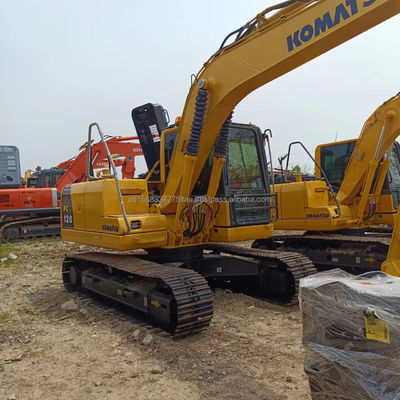 6000 кг Komatsu PC120 Использованный экскаватор с оригинальным гидравлическим насосом