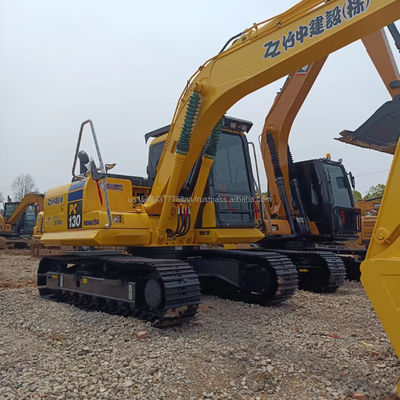 Оригинальный японский экскаватор Komatsu PC130 с вместимостью в 0,48 м3 и низким рабочим временем