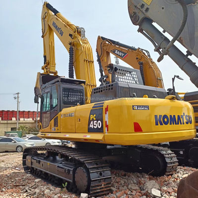 Использованный экскаватор Komatsu PC450-7 с емкостью ведра 2M3 и оригинальным гидравлическим клапаном
