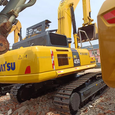 Использованный экскаватор Komatsu PC450-7 с емкостью ведра 2M3 и оригинальным гидравлическим клапаном