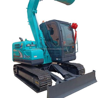 Оригинальный гидравлический цилиндр Использованный экскаватор Kobelco SK75 8Ton 0,5M3 вместимость ведра