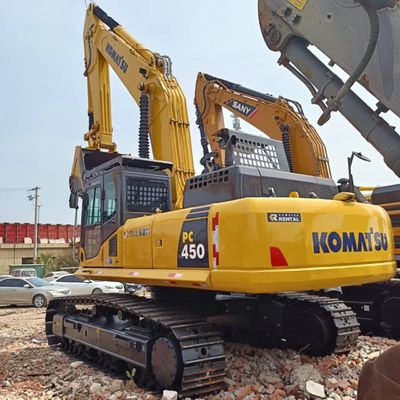 45-тонный японский экскаватор Komatsu PC450 с оригинальным гидравлическим клапаном