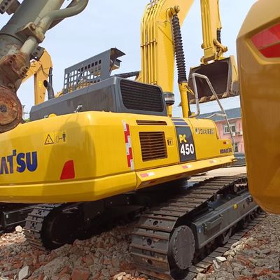 45-тонный японский экскаватор Komatsu PC450 с оригинальным гидравлическим клапаном