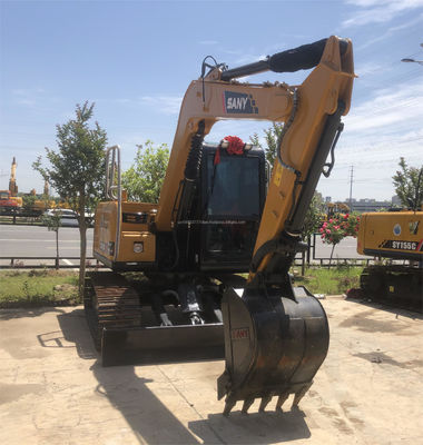 Использованный Sany Sy 75c Pro экскаватор 7500 KG Машина Вес Гидравлическая строительная машина